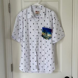 XL RSVLTS Bob Ross button up shirt